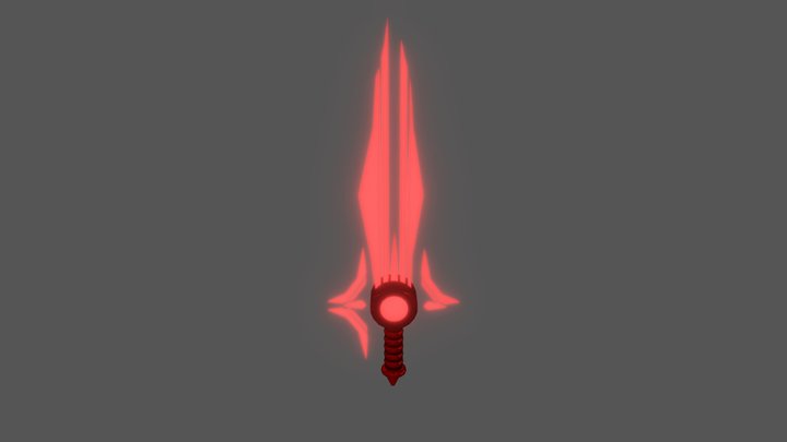 Irregular Sword 3D Model