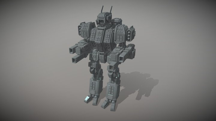 Heavy Mech 3D Model