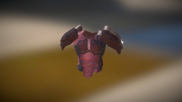 Armadura Dragon, Torso 3D Model