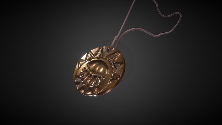 Medallion of the sun 3D Model