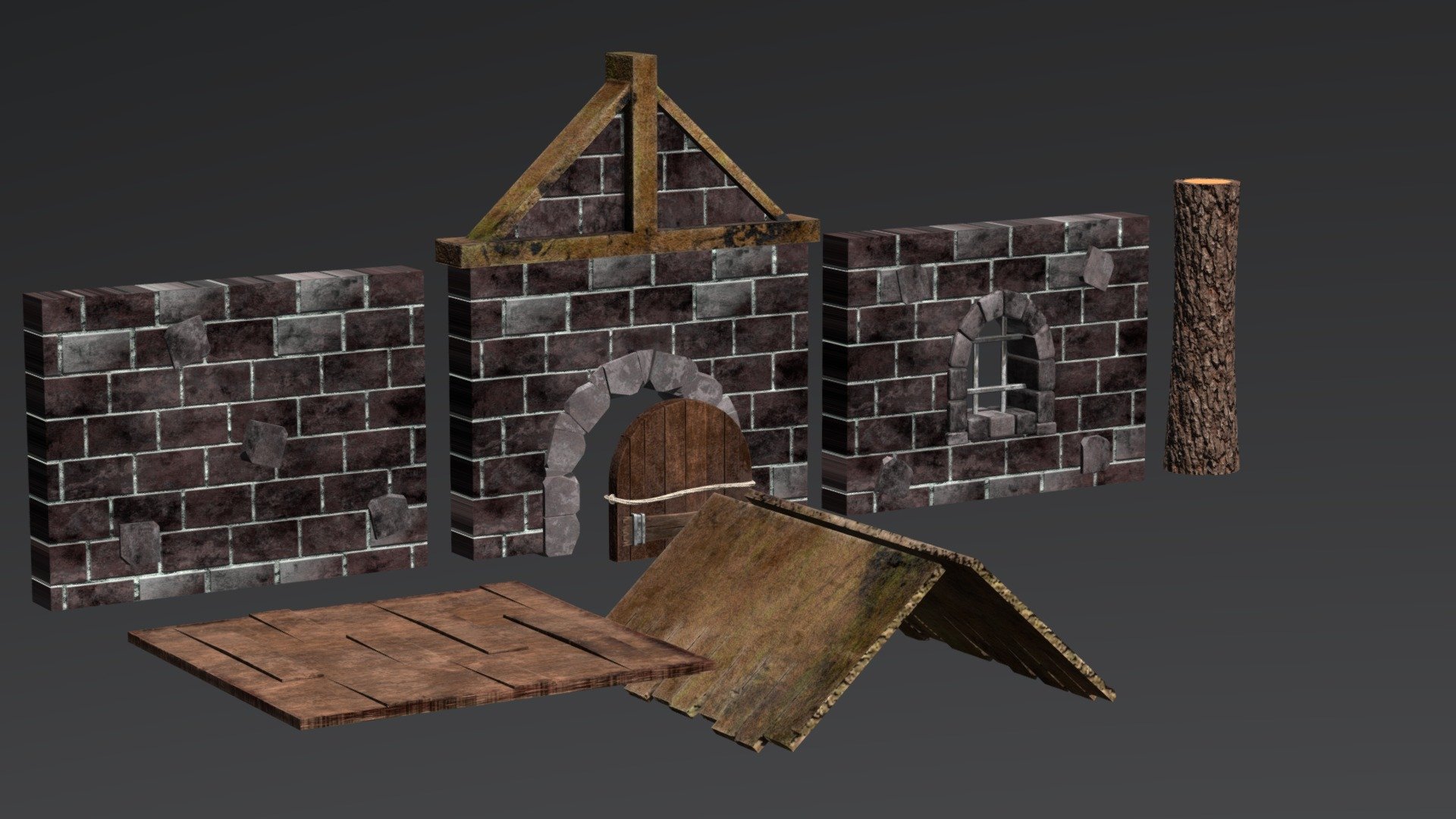 Wall Prefabs - Download Free 3D model by Malakai Gregory ...