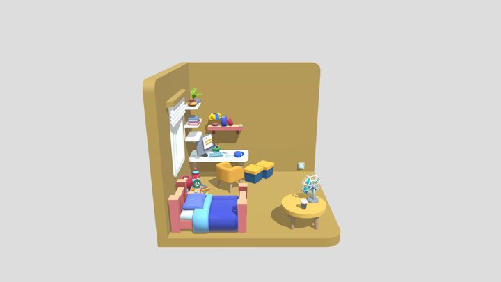 Children Room 3D Model
