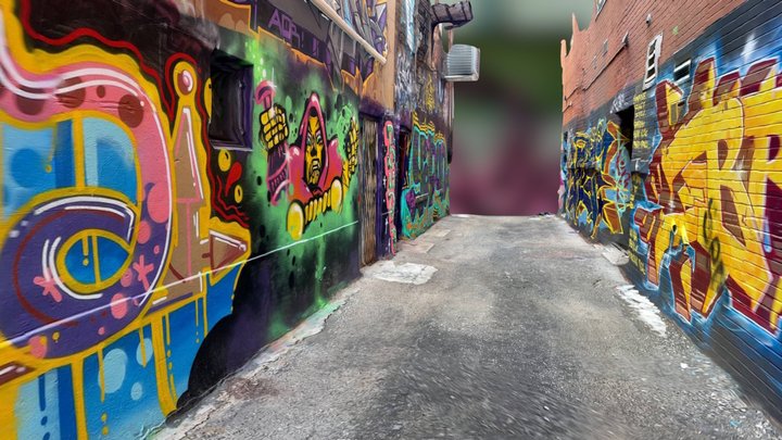 Rebecca Street Alley 3D Model