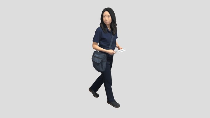 Navy Uniform Courier – Free 3D Model STL