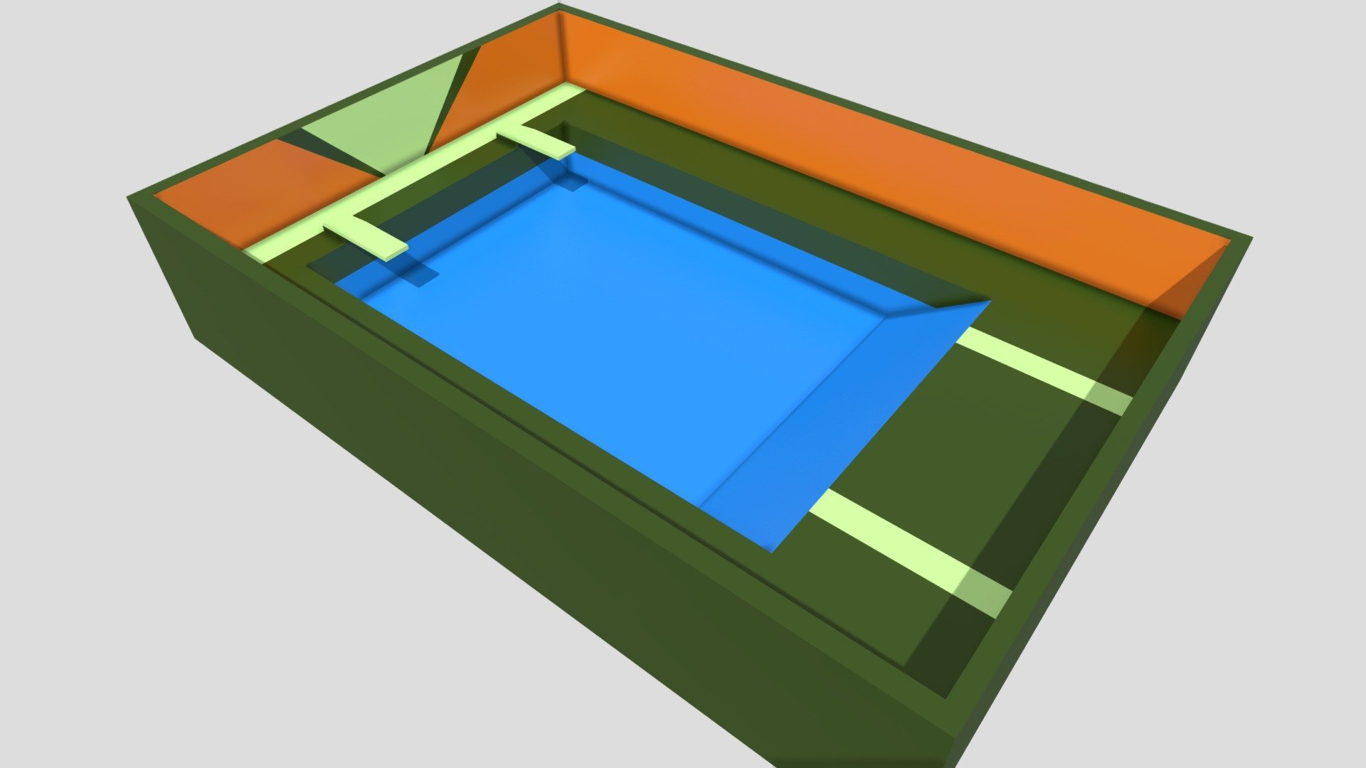 swimming pool - Download Free 3D model by neosearch [88e48d7] - Sketchfab