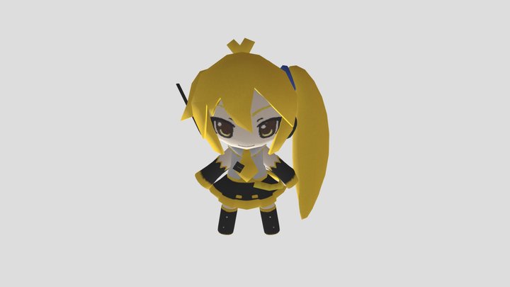 Neru Plush 3D Model