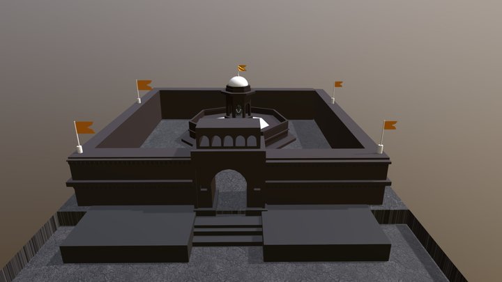 Shiv Smarak 3D Model