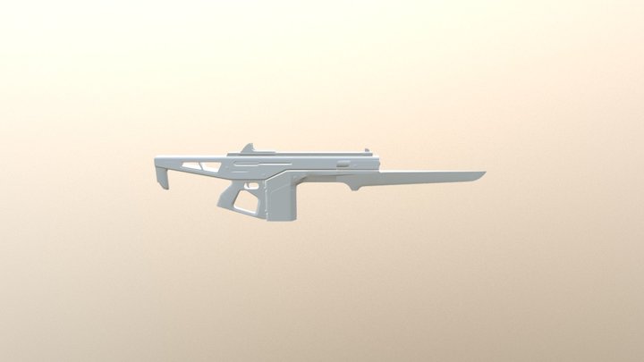 Monte Carlo Auto Rifle 3D Model