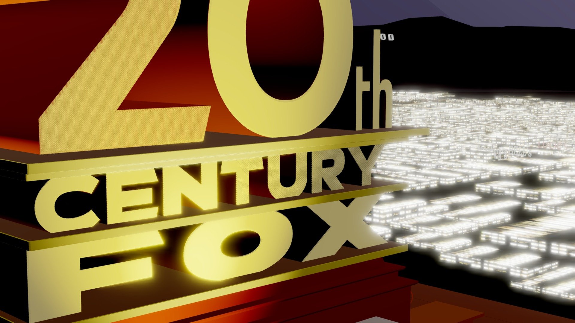 20th Century Fox Logo 1994 Fixed - - 3D Warehouse