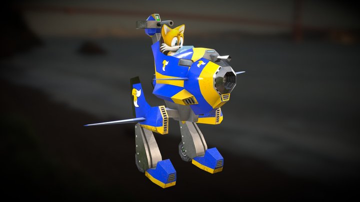 Tails Cyclone 3D Model