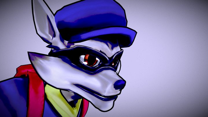 Sly Cooper (Fanart) 3D Model