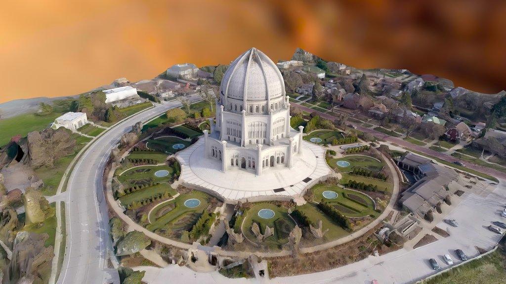 Baha'i Temple Chicago  -RAWscan