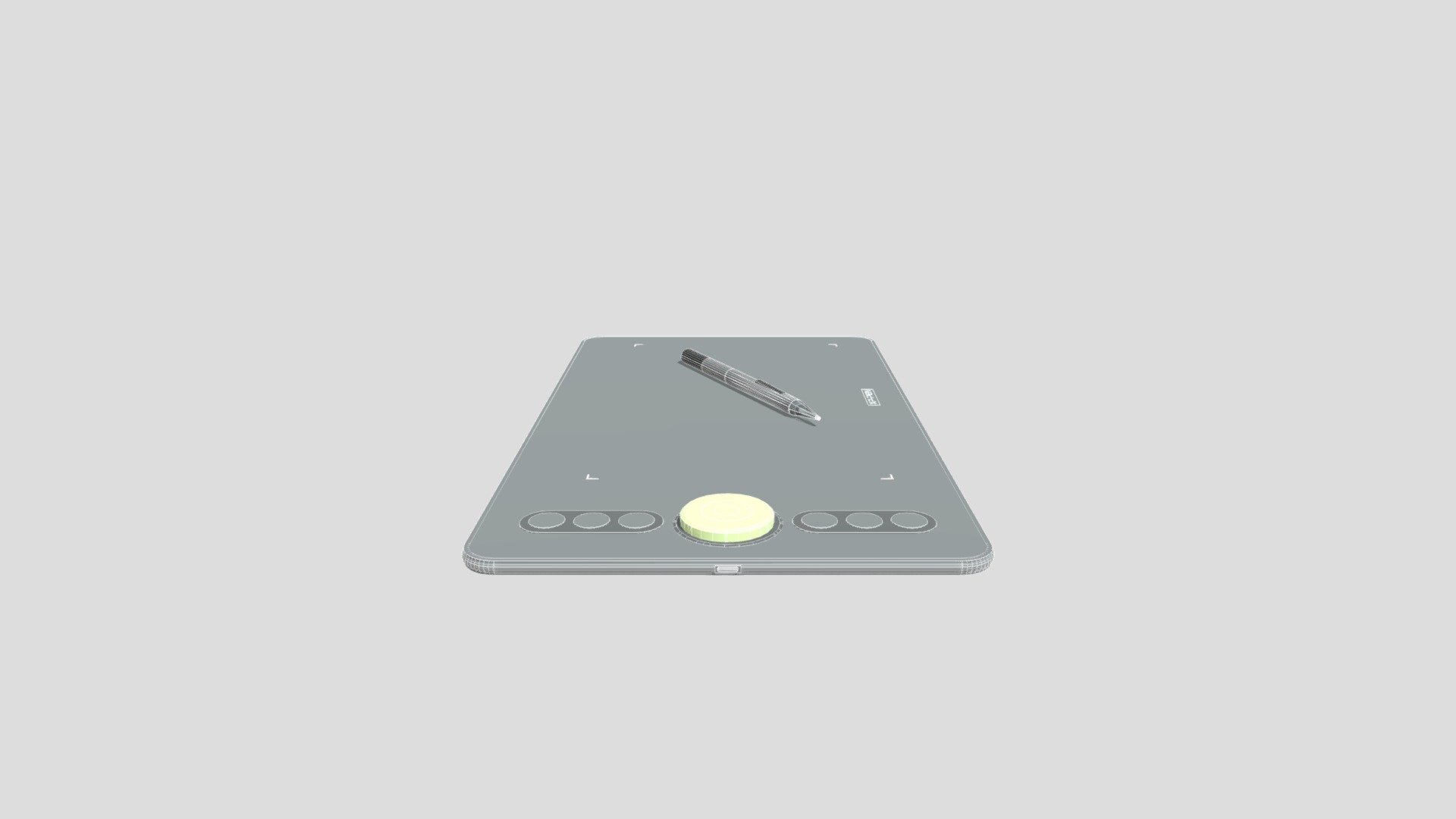 drawing tablet 3d model