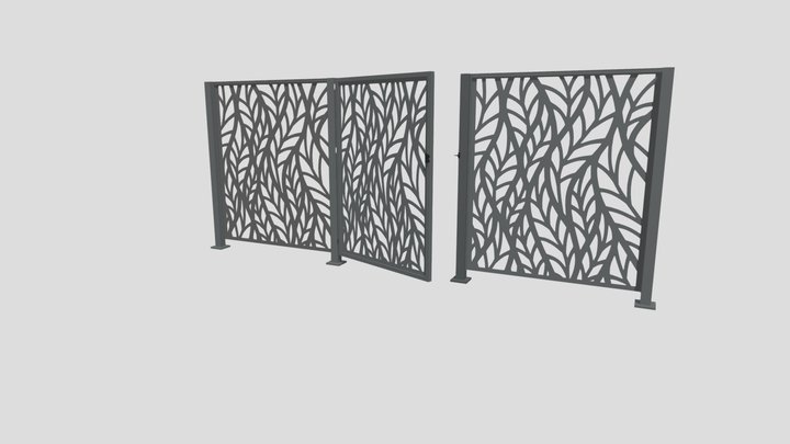 SOLE by Solana Panel with gate 3D Model