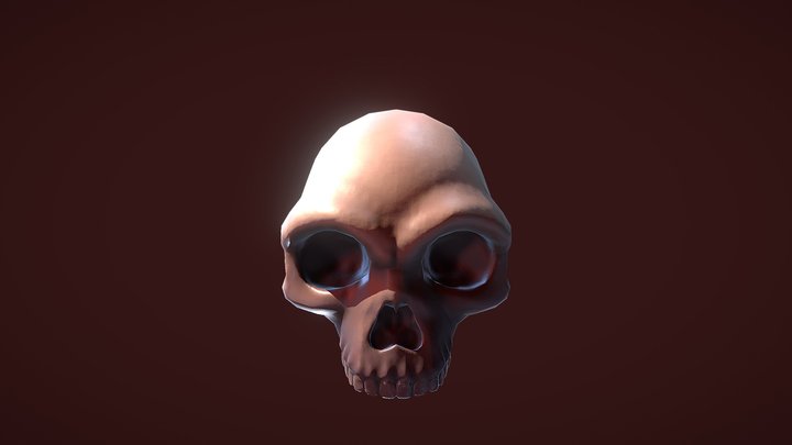 HumanSkullV1 3D Model