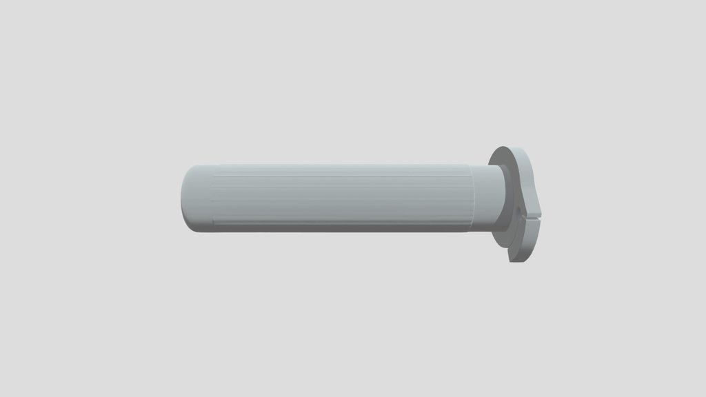 Flanged plastic bushing