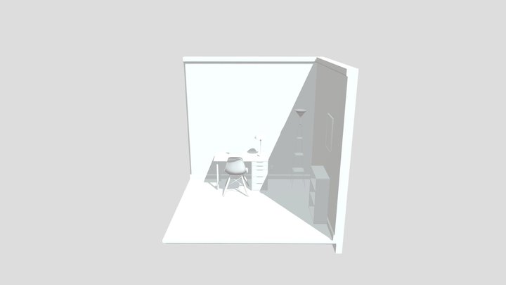 Isometric Office 3D Model