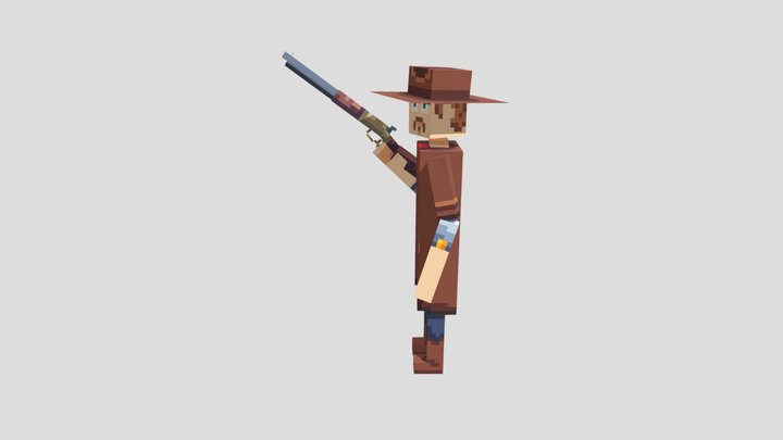 cowboy 3D Model