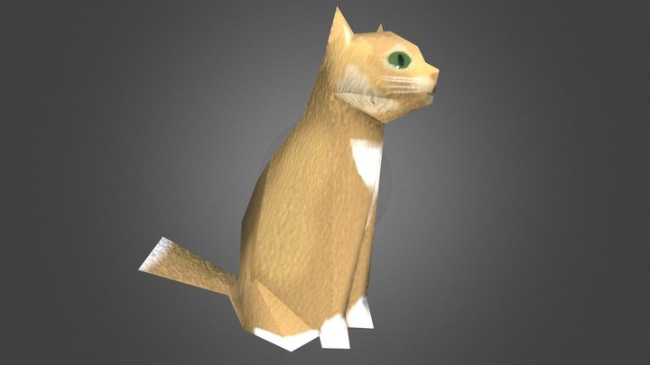 Low-low-low Cat 3D Model