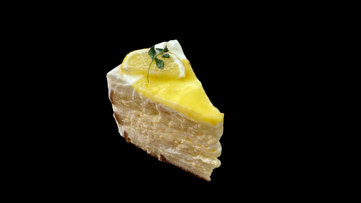 Lemon Cake 3D Model