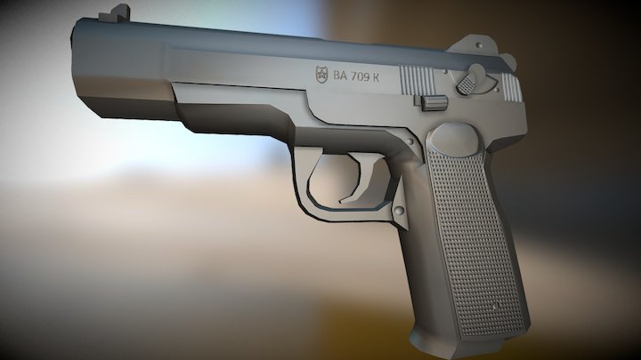 Stechkin pistol 3D Model