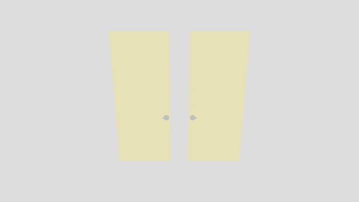 Low Poly Closet Doors – Modèle 3D gratuit STL