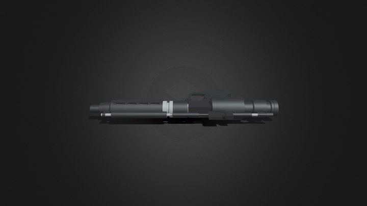 E—5 blaster rifle 3D Model