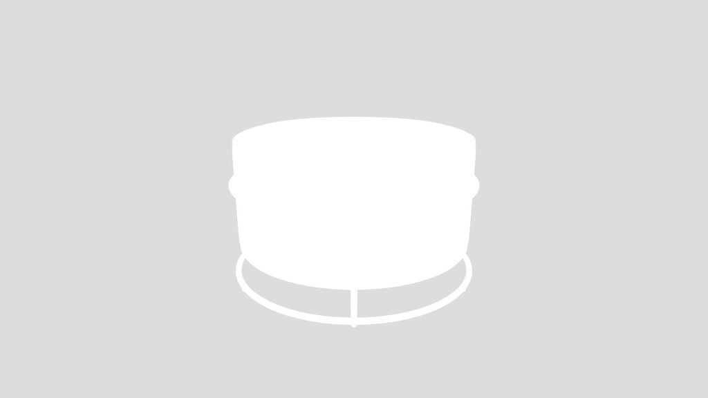 Wide Drop Pouf