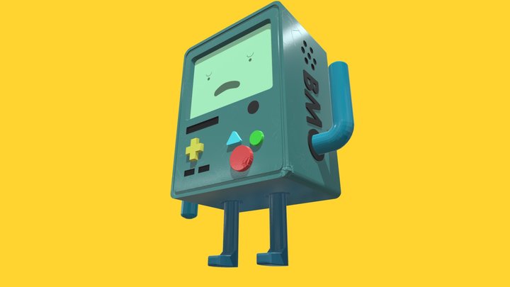 BMO Saying Hello 3D Model