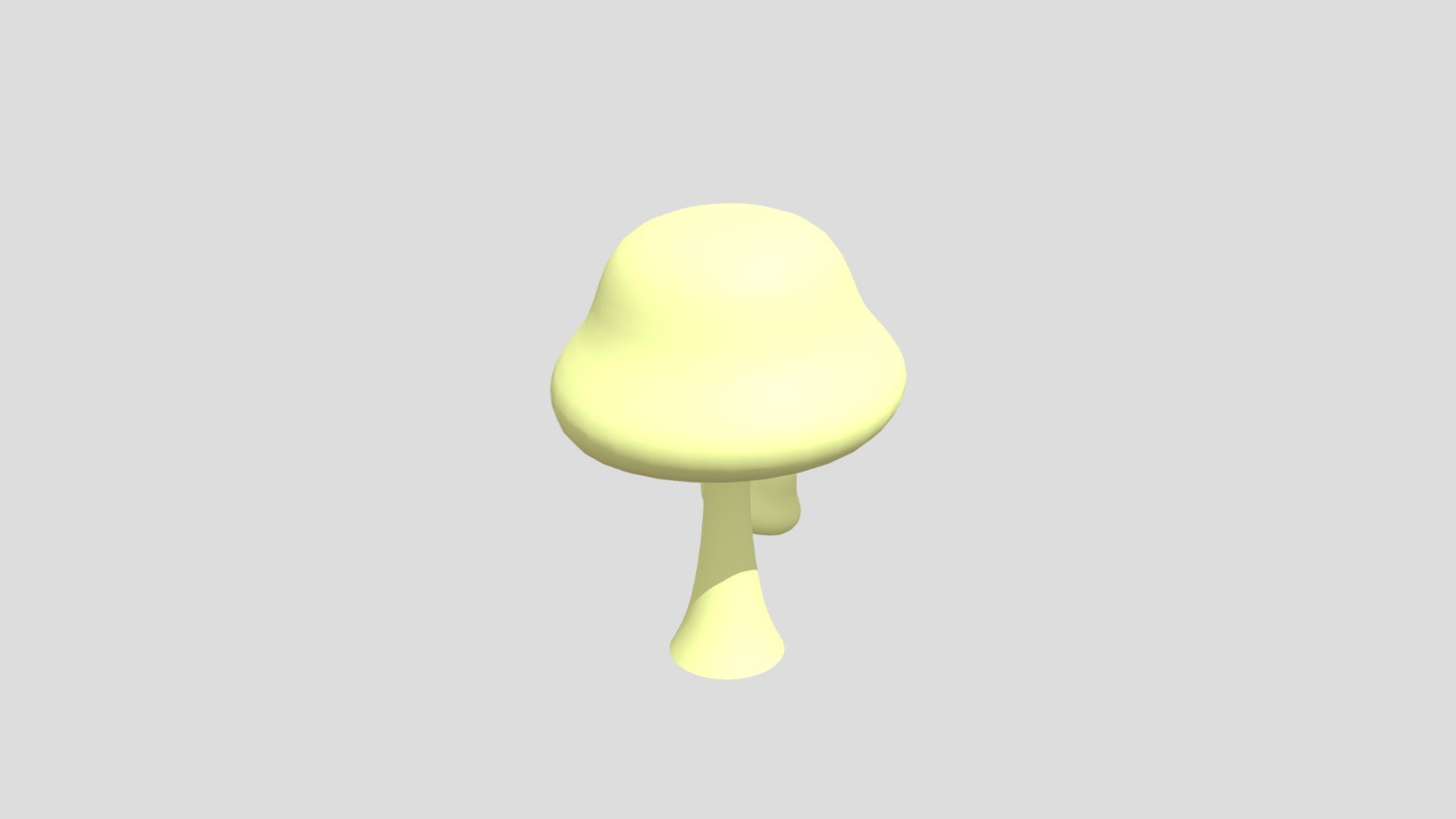 3D mushroom