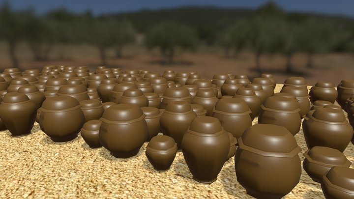 장독대 (Jangdokdae) 3D Model