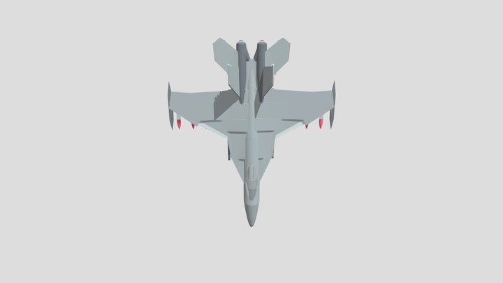 Copy of F-18 Super Hornet 3D Model