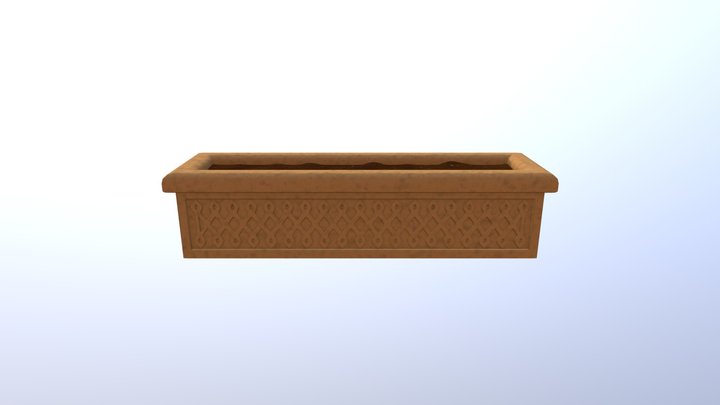 Flower Pot (sandstone) 3D Model
