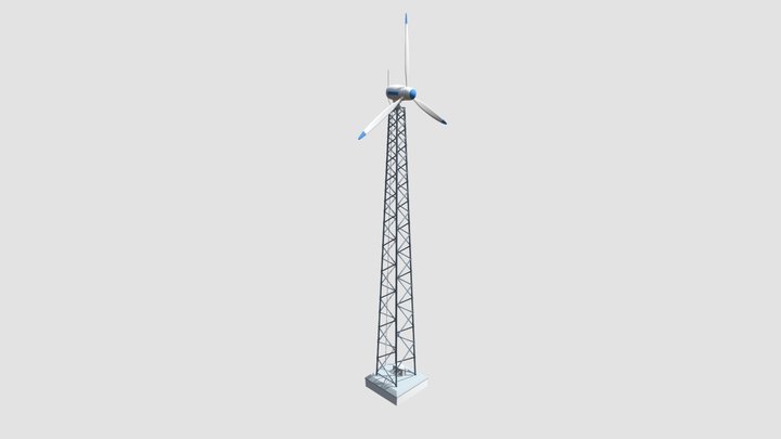 wind turbine 3D Model
