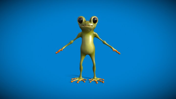 Frog 3D Model