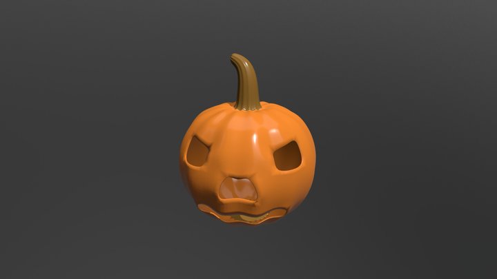 "Pop's Prop Shop" 1 Jack O Lantern 3D Model