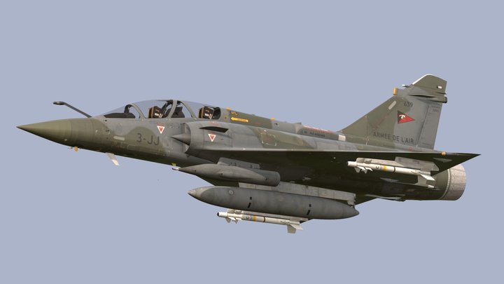 Dassault Mirage 2000D RMV – Modelo 3D gratuito STL