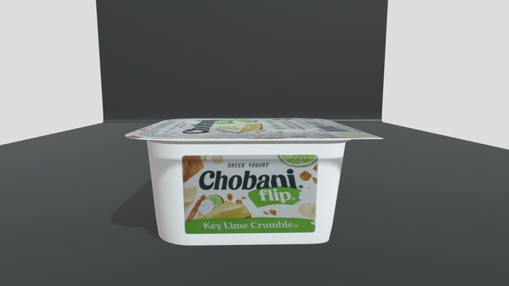 Chobani Yogurt 3D Model