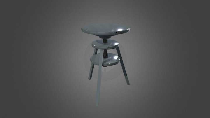 Artist's chair 3D Model