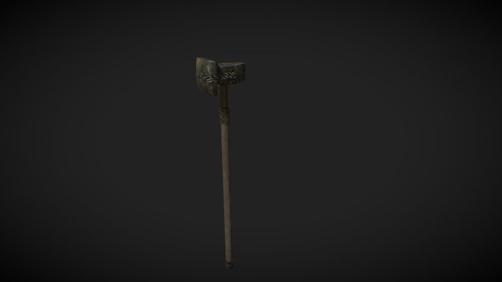 Large Hammer 3D Model