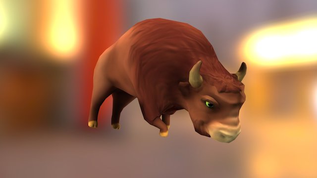 American Bison 3D Model