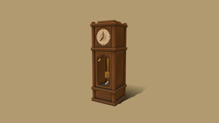 Interior - Antique Clock  [Minecraft] – Modèle 3D gratuit STL