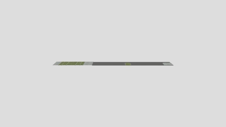 Road spline A_01 3D Model