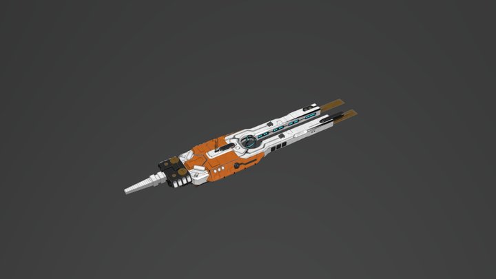 Spaceship 3D Model