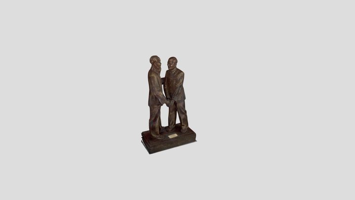 Tuong Bac Ho va chu tich Ton Duc Thang 3D Model