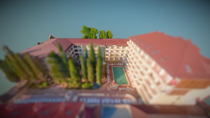 Oscar park hotel Lazarevskoe 3D Model