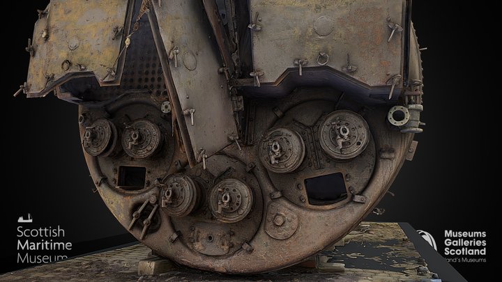 Scotch Boiler from "PS Waverley" 3D Model