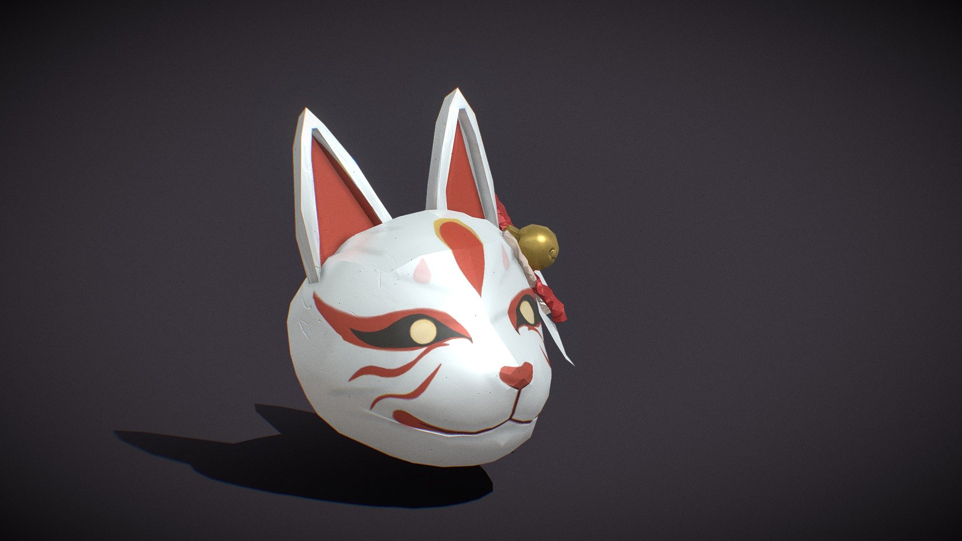 kitsune mask - Download Free 3D model by anna kotenyashina ...