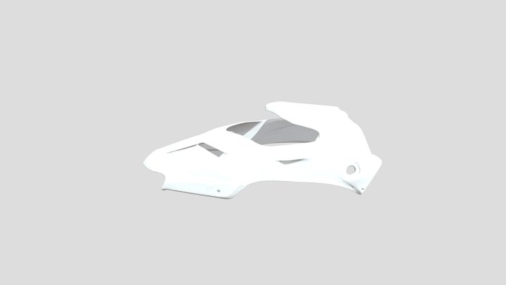 Motorcycle Rear Cowl Cover 3D Model