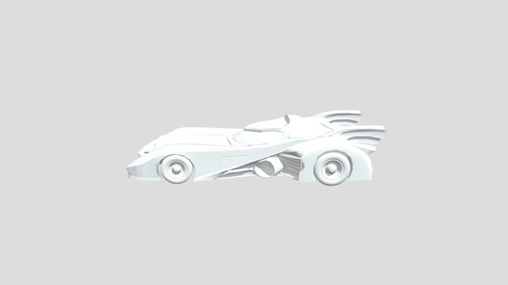Batman mobile 1989 3D Model